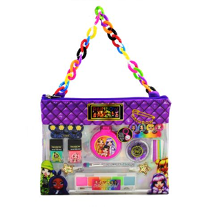 کیف لوازم آرایشی، طراحی ناخن و اکسسوری مو Rainbow High-اسباب بازی